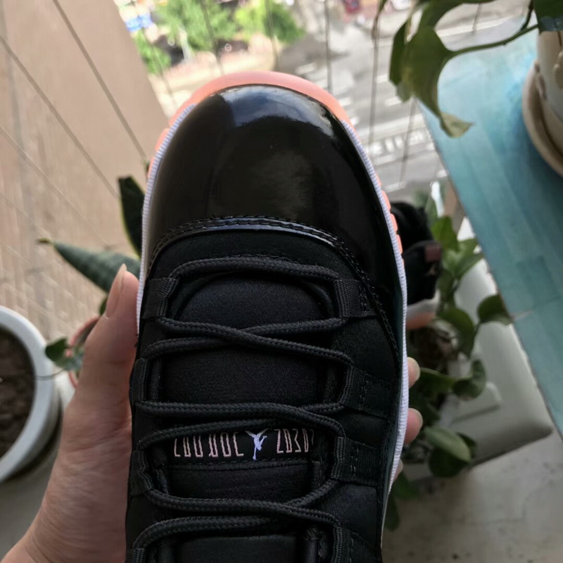 Authentic Jordan 11 low bleached coral